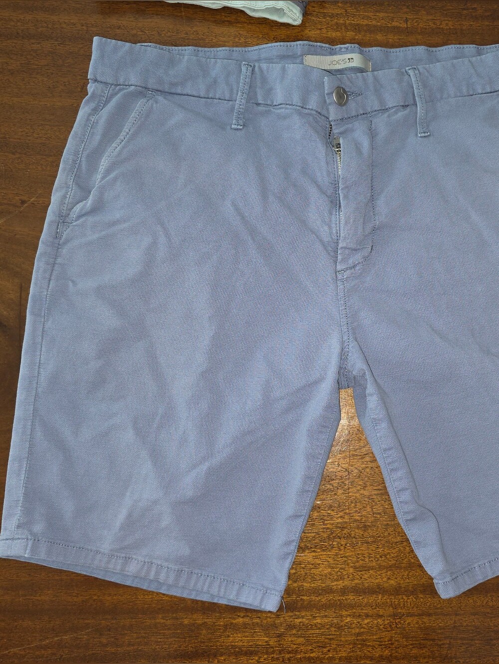 Joe's Jeans Men's Stretch Chino Shorts Slate Blue Size 34 (9" Inseam)